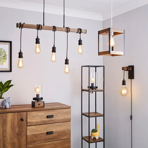 Easy Fit Pendant Shade - Pine