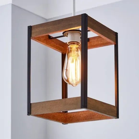 Easy Fit Pendant Shade - Pine image