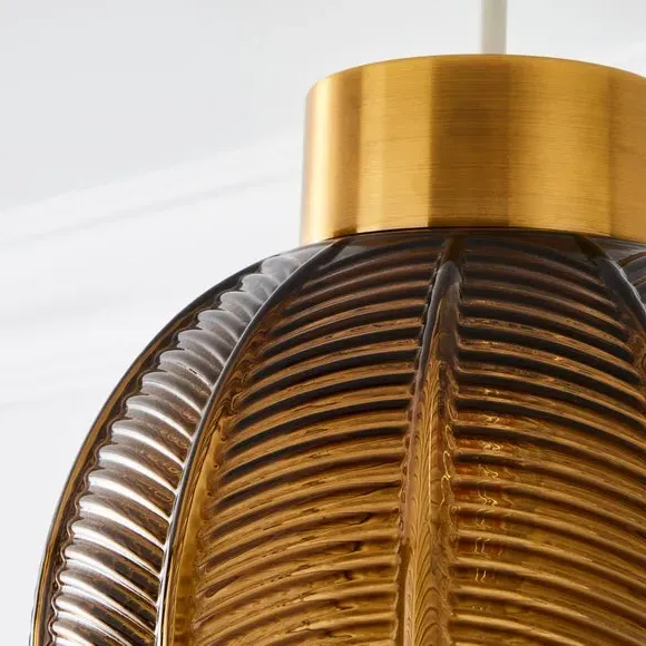 Easy Fit Pendant Shade - Smoke, Glass