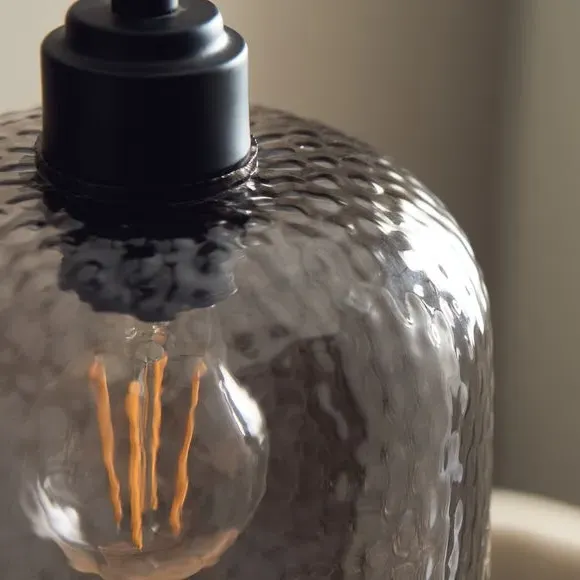 Easy Fit Pendant Shade - Smoke, Glass