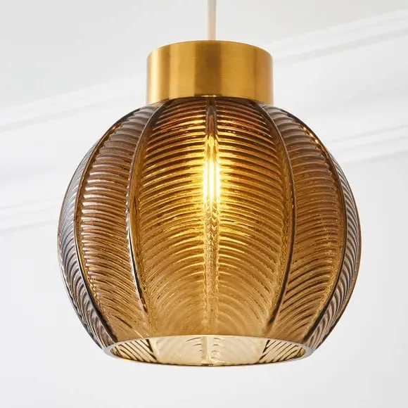 Easy Fit Pendant Shade - Smoke, Glass