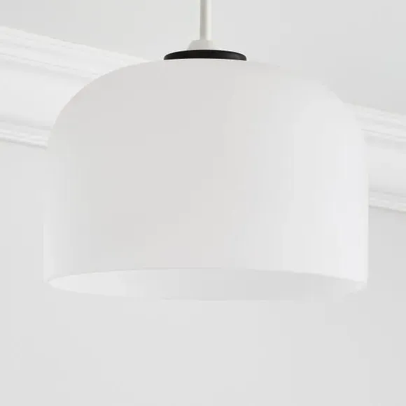Easy Fit Pendant Shade - White, Glass