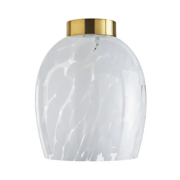 Easy Fit Pendant Shade - White, Glass