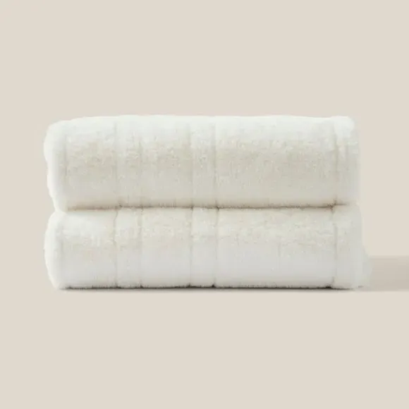 Electric Throw Blanket - White, Faux Fur