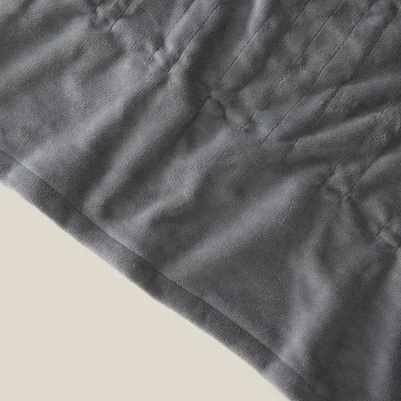 Electric Throw Blanket with Heat Control - Charcoal