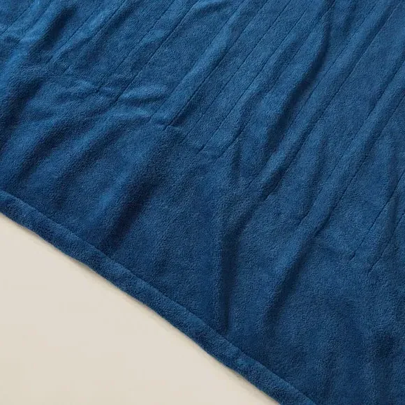 Electric Throw Blanket with Heat Control - Navy