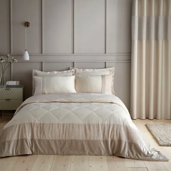 Embellished Bedspread - Champagne, Polyester image