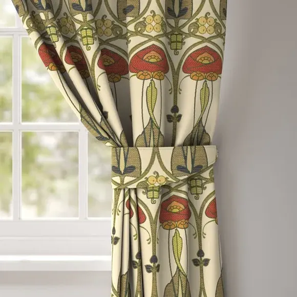 Embroidered Curtain Tieback - Multi image