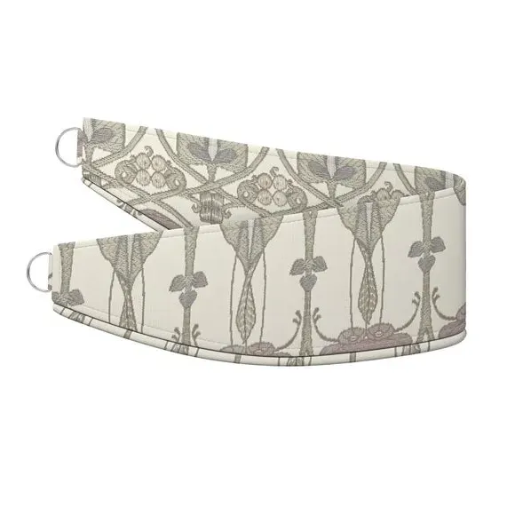 Embroidered Curtain Tieback - Pearl
