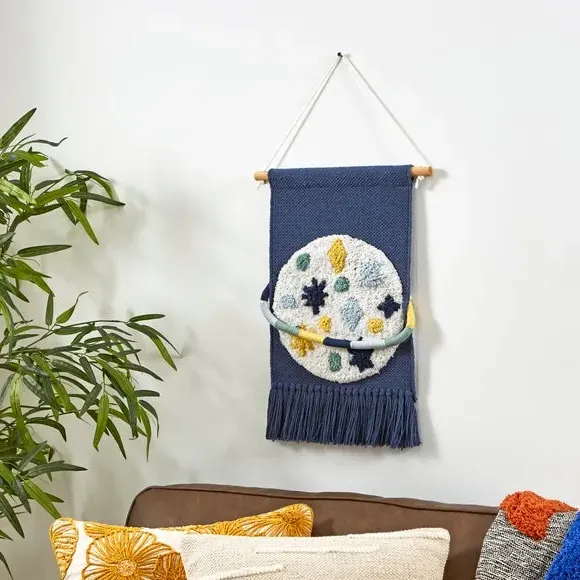 Embroidered Wall Hanging - Natural, Fabric image