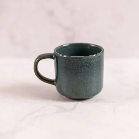 Espresso Mug with Reactive Glaze - Blue, Ceramic image