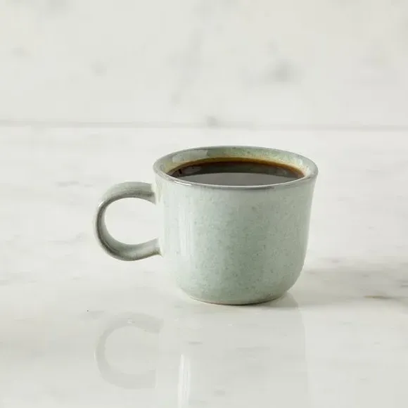 Espresso Mug with Reactive Glaze - Sage, Stoneware