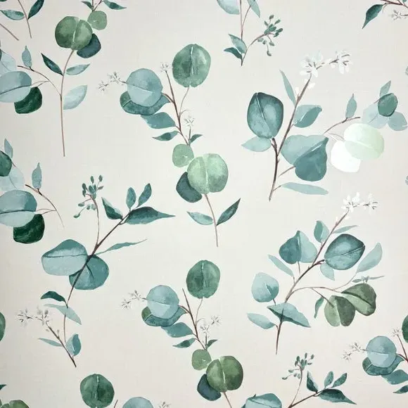 Eucalyptus Leaf Wallpaper - Green