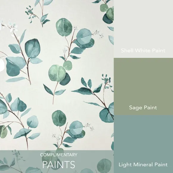 Eucalyptus Leaf Wallpaper - Green