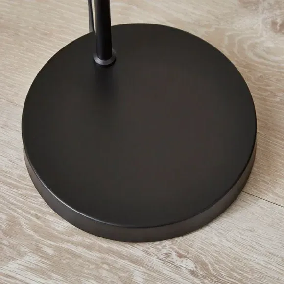 Exposed Bulb Floor Lamp - Smoke