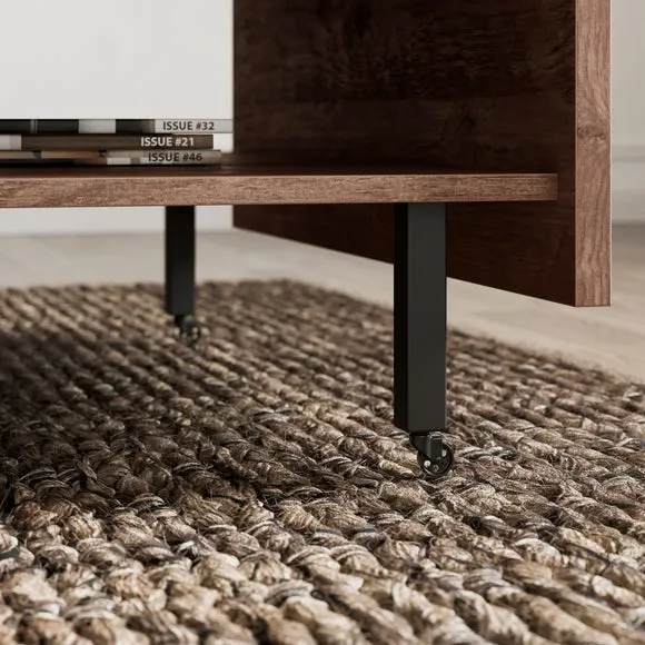 Extendable Coffee Table with Storage - Pine