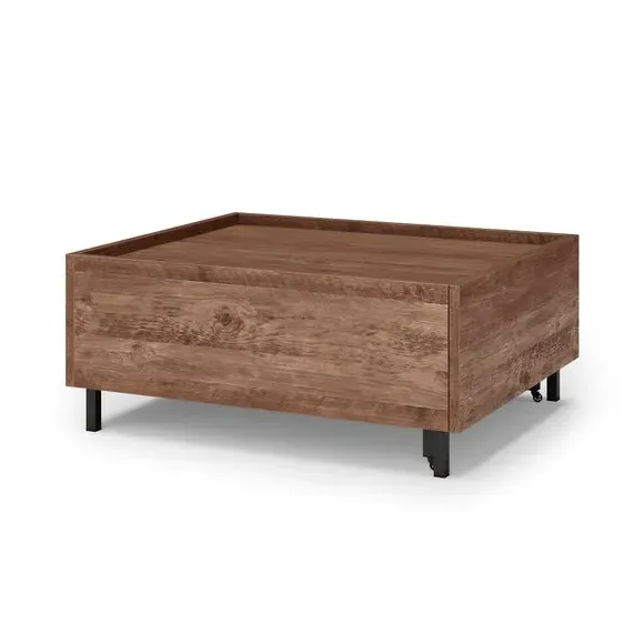 Extendable Coffee Table with Storage - Pine