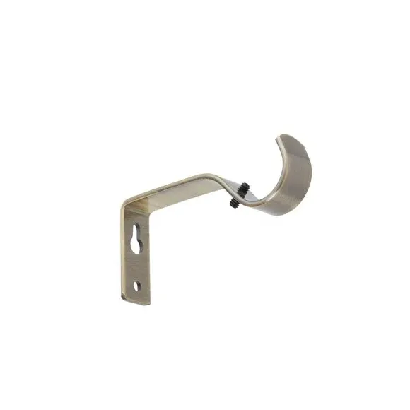 Extendable Curtain Pole - Antique Brass, Metal