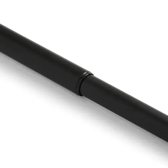Extendable Curtain Pole - Matt Black, Metal