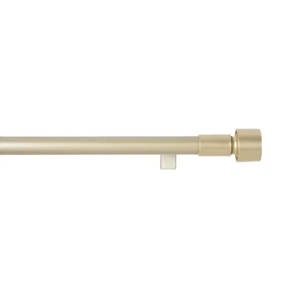 Extendable Curtain Pole No Drill - Gold, Metal