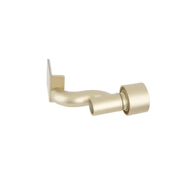 Extendable Curtain Pole No Drill - Gold, Metal
