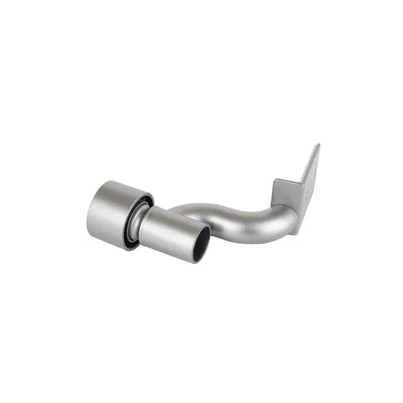 Extendable Curtain Pole No Drill - Silver, Metal