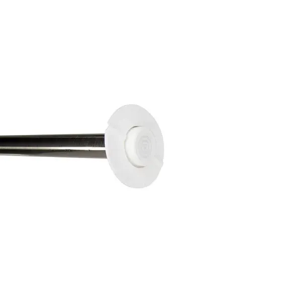 Extendable Curtain Pole - Satin Silver, Metal