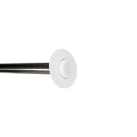 Extendable Curtain Pole - Satin Silver, Metal
