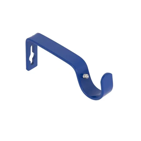 Extendable Curtain Pole with Eyelets - Blue