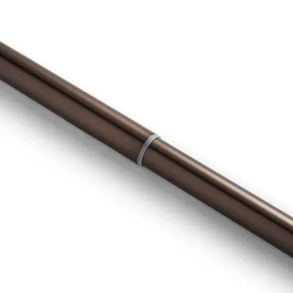 Extendable Curtain Pole with Finials - Bronze, Metal