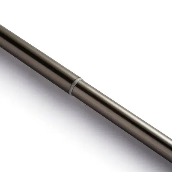 Extendable Curtain Pole with Finials - Gun Metal