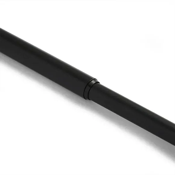 Extendable Curtain Pole with Globe Finial - Black