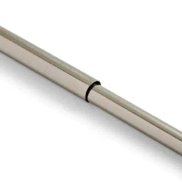 Extendable Curtain Pole with Globe Finial - Steel