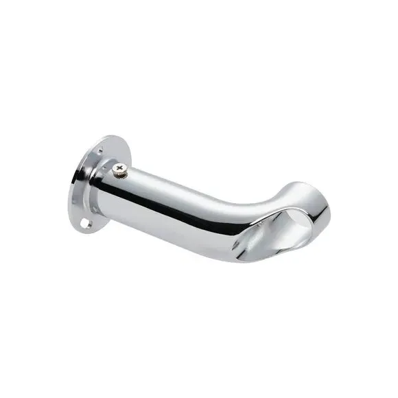 Extendable Curtain Pole with Light Block - Chrome