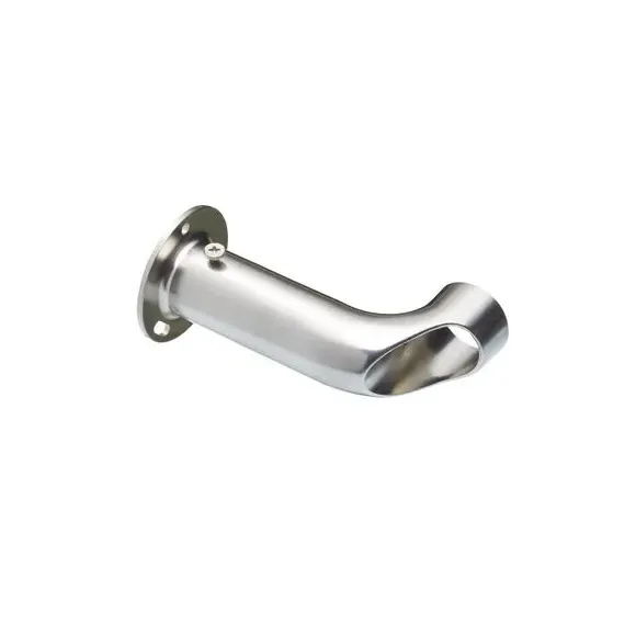 Extendable Curtain Pole with Light Block - Satin Steel
