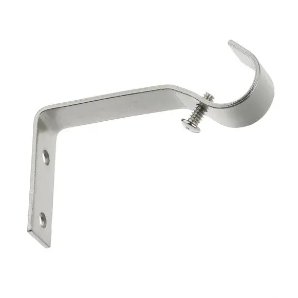 Extendable Curtain Pole with Rings - Pink, Metal