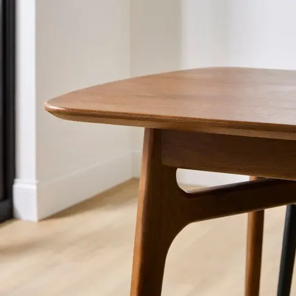 Extendable Dining Table 6-8 Seater - Dark Wood