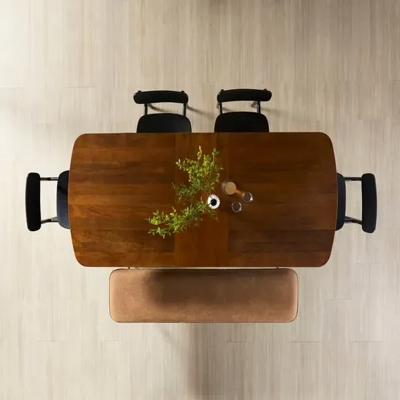 Extendable Dining Table 6-8 Seater - Dark Wood