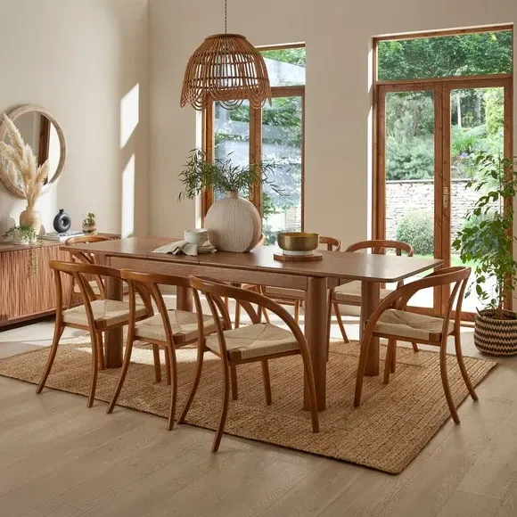 Extendable Dining Table 6-8 Seater - Wood