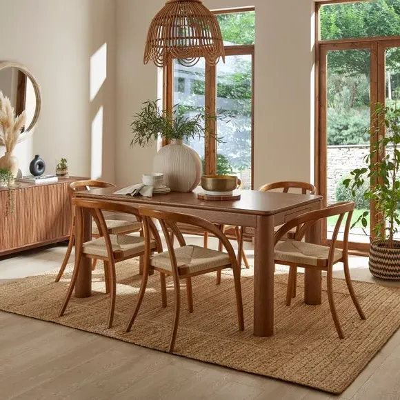Extendable Dining Table 6-8 Seater - Wood image