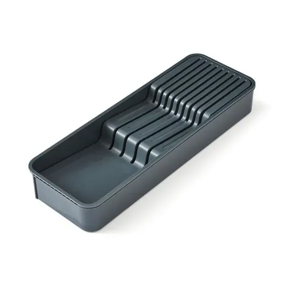 Extendable Drawer Organizer for Knives - Black