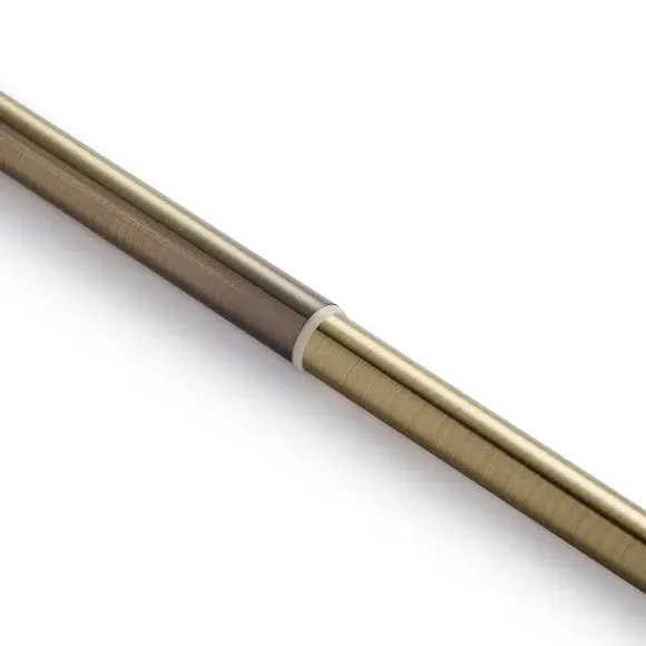 Extendable Eyelet Curtain Pole - Antique Brass, Metal