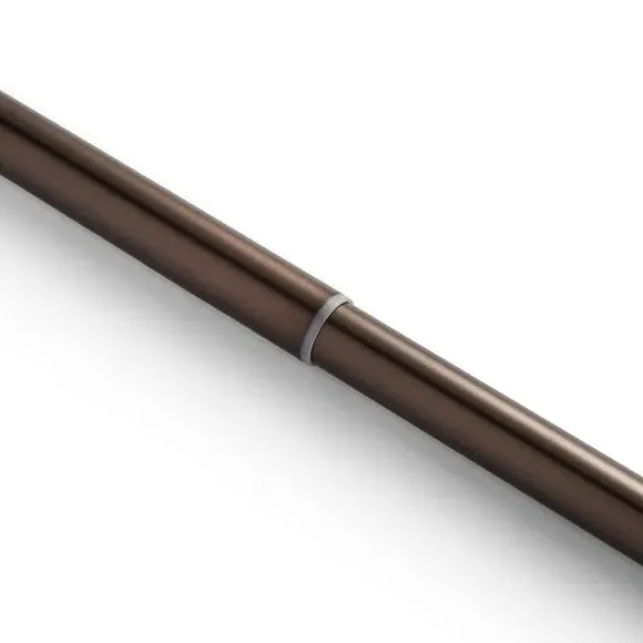 Extendable Eyelet Curtain Pole - Bronze, Metal