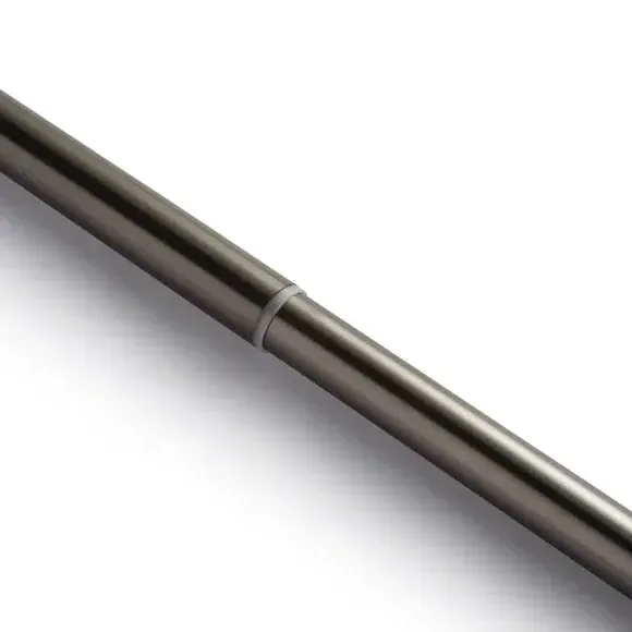 Extendable Eyelet Curtain Pole - Gunmetal, Metal