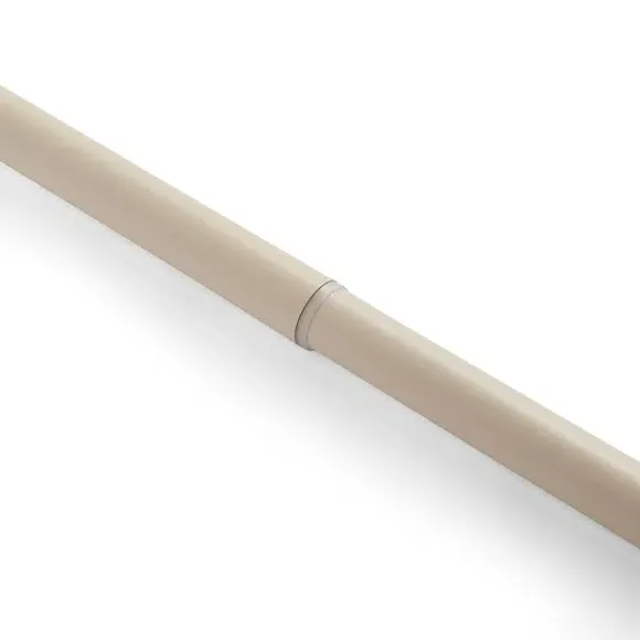 Extendable Eyelet Curtain Pole - Natural, Metal