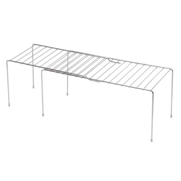 Extendable Kitchen Shelf - Silver, Steel image