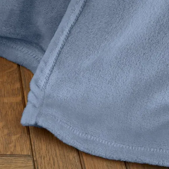 Extra Large Throw Blanket - Blue, Polyester
