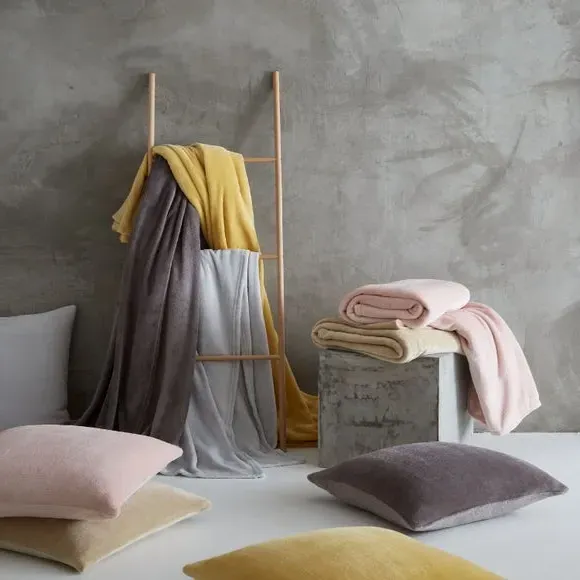 Extra Large Throw Blanket - Blush, Polyester