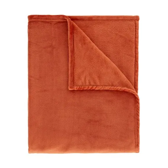Extra Large Throw Blanket - Burnt Orange, Polyester