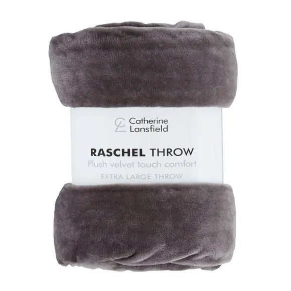Extra Large Throw Blanket - Charcoal, Polyester
